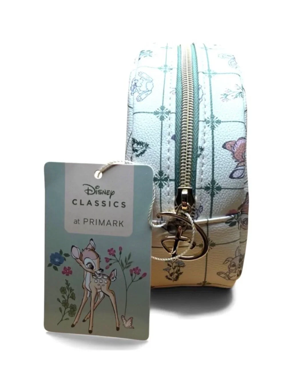 Disney Bambi And Thumper AOP Cosmetic Case Makeup Bag Travel Primark NWT
